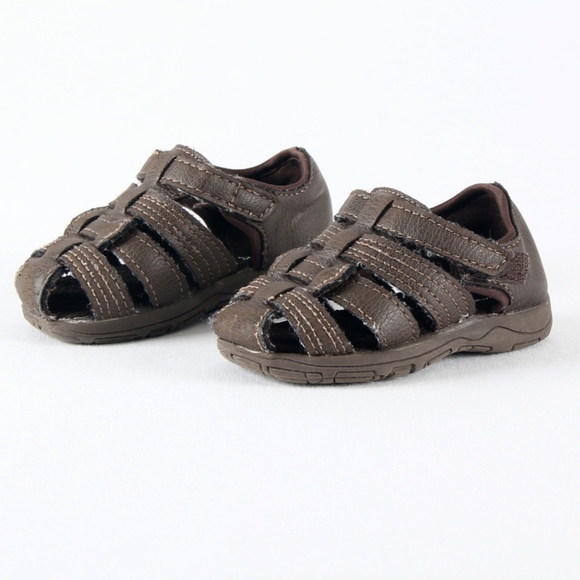 Other - Boys size 5 Dark Brown Fisherman Sandals